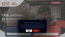 What Artisanat.fr website looks like in 2024 