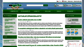 What Agris.cz website looked like in 2024 (1 year ago)
