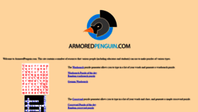 What Armoredpenguin.com website looks like in 2024 