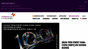 What Asiaworld-expo.com website looks like in 2024 