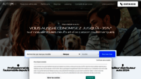 What Autojm.fr website looked like in 2024 (1 year ago)