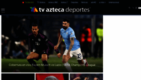What Aztecadeportes.com website looked like in 2024 (1 year ago)