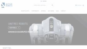 What Active-robots.com website looks like in 2024 