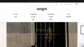 What Amgot.shop website looks like in 2024 