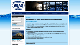 What Abascr.cz website looks like in 2024 
