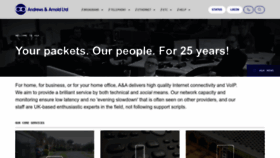 What Aa.net.uk website looks like in 2024 
