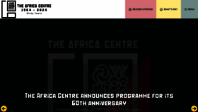 What Africacentre.org.uk website looks like in 2024 