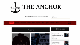 What Anchorweb.org website looks like in 2024 