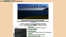 What Arachnoid.com website looks like in 2024 