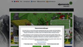 What Alpenverein.at website looks like in 2024 