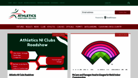 What Athleticsni.org website looked like in 2024 (1 year ago)