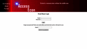 What Accessecon.com website looks like in 2024 