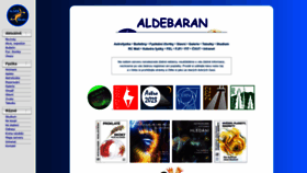 What Aldebaran.cz website looks like in 2024 