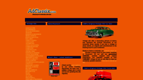 What Adclassix.com website looks like in 2024 