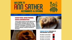 What Annsather.com website looks like in 2024 