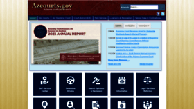 What Azcourts.gov website looks like in 2024 