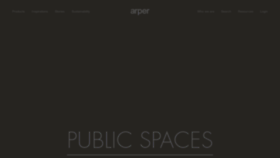 What Arper.com website looked like in 2024 (1 year ago)