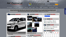 What Autopasjonaci.pl website looks like in 2024 