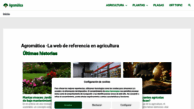 What Agromatica.es website looks like in 2024 