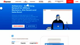 What Adoperator.com website looks like in 2024 