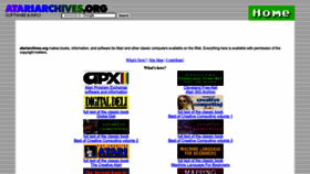 What Atariarchives.org website looks like in 2024 
