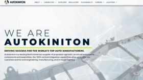 What Autokiniton.com website looks like in 2024 