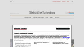 What Ahlener-zeitung.de website looks like in 2024 