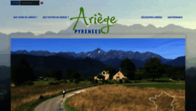What Ariege.com website looks like in 2024 