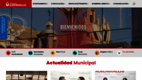 What Almendralejo.es website looks like in 2024 
