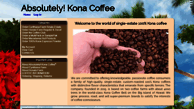 What Absolutelykona.com website looks like in 2024 