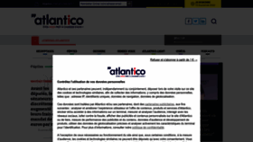 What Atlantico.fr website looks like in 2024 