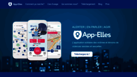What App-elles.fr website looks like in 2024 