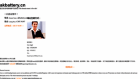 What Akbattery.cn website looks like in 2024 