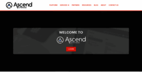 What Ascendpartner.com website looks like in 2024 