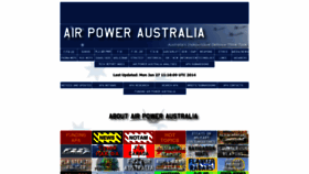 What Ausairpower.net website looks like in 2024 
