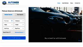What Autoweb.co.uk website looks like in 2024 