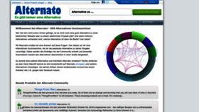 What Alternato.de website looks like in 2024 
