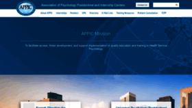 What Appic.org website looked like in 2024 (1 year ago)