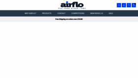 What Airflofishing.com website looks like in 2024 