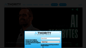 What Aithority.com website looks like in 2024 