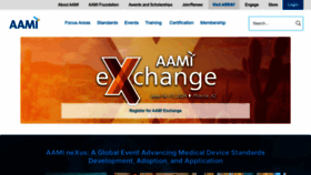 What Aami.org website looks like in 2024 