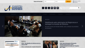 What Anamatra.org.br website looks like in 2024 