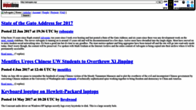 What Advogato.org website looks like in 2024 