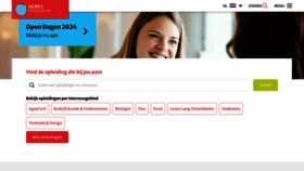 What Aereshogeschool.nl website looks like in 2024 