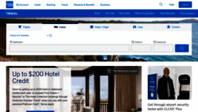 What Amextravel.com website looked like in 2024 (1 year ago)