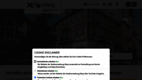 What Alzey.de website looks like in 2024 