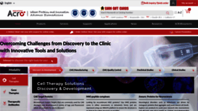 What Acrobiosystems.com website looks like in 2024 