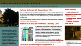 What Abamia.net website looked like in 2011 (12 years ago)