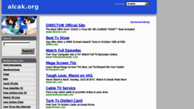 What Alcak.org website looked like in 2011 (12 years ago)