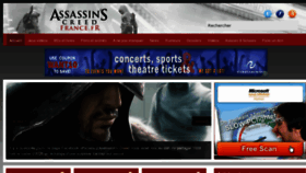 What Assassinscreedfrance.fr website looked like in 2011 (12 years ago)